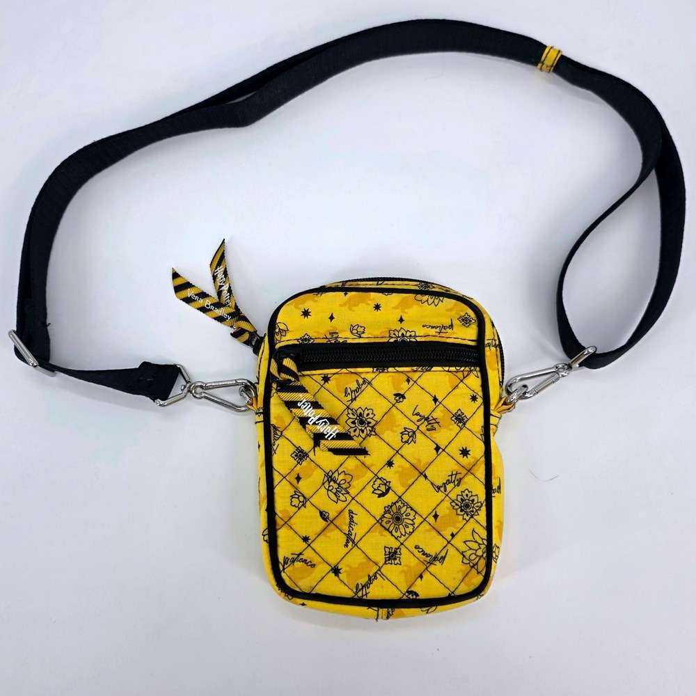 Vera Bradley Harry Potter Hufflepuff Yellow Quilted Crossbody Bag 27317-X73